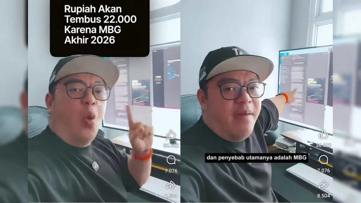 Ramalan konten kreator soal rupiah. Facebook