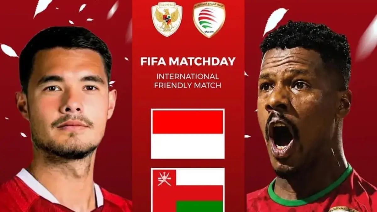 Timnas Indonesia dijadwalkan menghadapi Timnas Oman di Stadion Gelora Bung Karno dalam laga uji coba bertajuk FIFA Friendly Match 2026, Jumat (5/6/2026) malam WIB. (Sumber: Instagram @garudafansbook_)