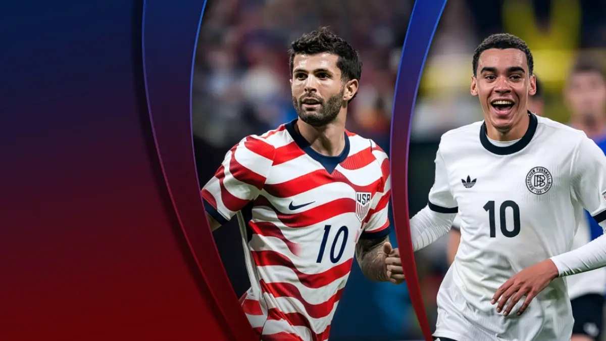 Timnas Amerika Serikat akan menjajal kekuatan Timnas Jerman di Stadion Soldier Field, Chicago dalam laga uji coba bertajuk FIFA Friendly Match 2026, Minggu (7/6/2026) dini hari WIB. (Sumber: peacocktv.com)