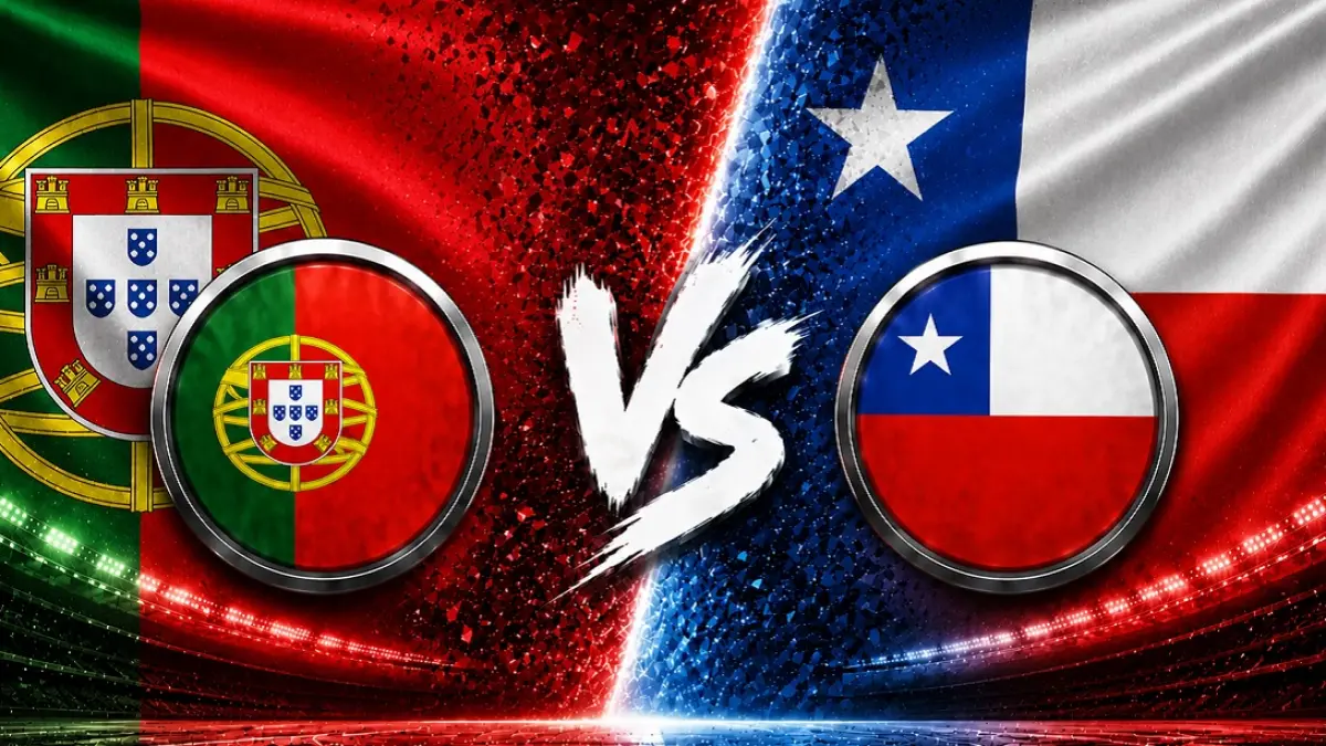 Timnas Portugal dan Timnas Chile akan saling menjajal kekuatan di Estadio Nacional, Oeiras dalam laga uji coba bertajuk FIFA Friendly Match 2026, Minggu (7/6/2026) dini hari WIB. (Sumber: sportpredicthub.com)