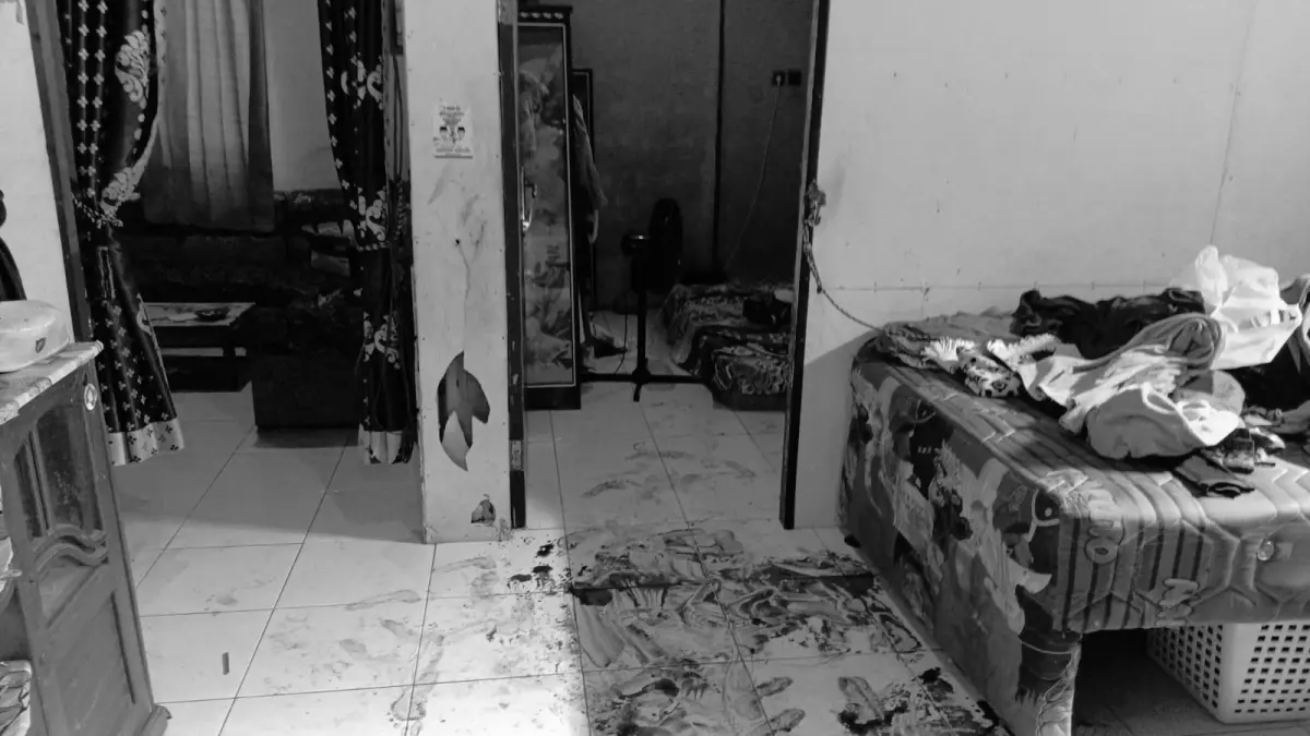 Kondisi rumah korban.(Warga)