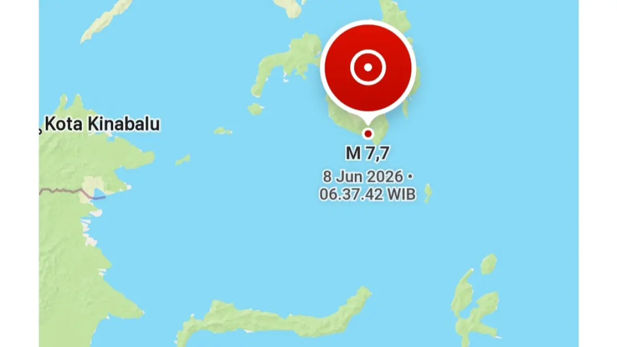 Gempa di Filipina Selatan.(BMKG)