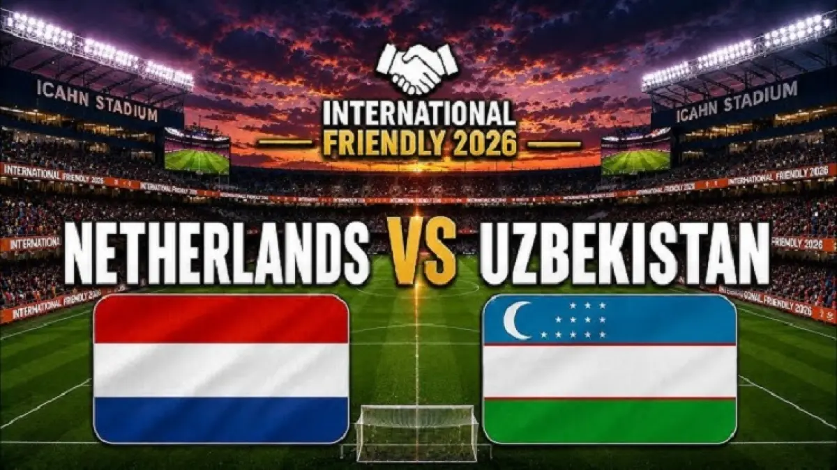 Timans Belanda dan Uzbekistan akan saling beradu kekuatan di Icahn Stadium, New York dalam laga uji coba bertajuk FIFA Friendly Match 2026, Selasa (9/6/2026) dini hari WIB. (Sumber: youtube.com)