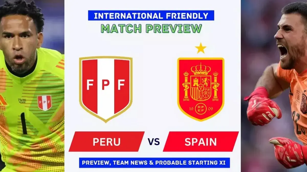 Timnas Peru akan menjajal kekuatan Timnas Spanyol di Estadio Cuauhtemoc, Puebla City, Meksiko dalam laga uji coba bertajuk FIFA Friendly Match 2026, Selasa (9/6/2026) pagi WIB. (Sumber: fifaworldcupnews.com)