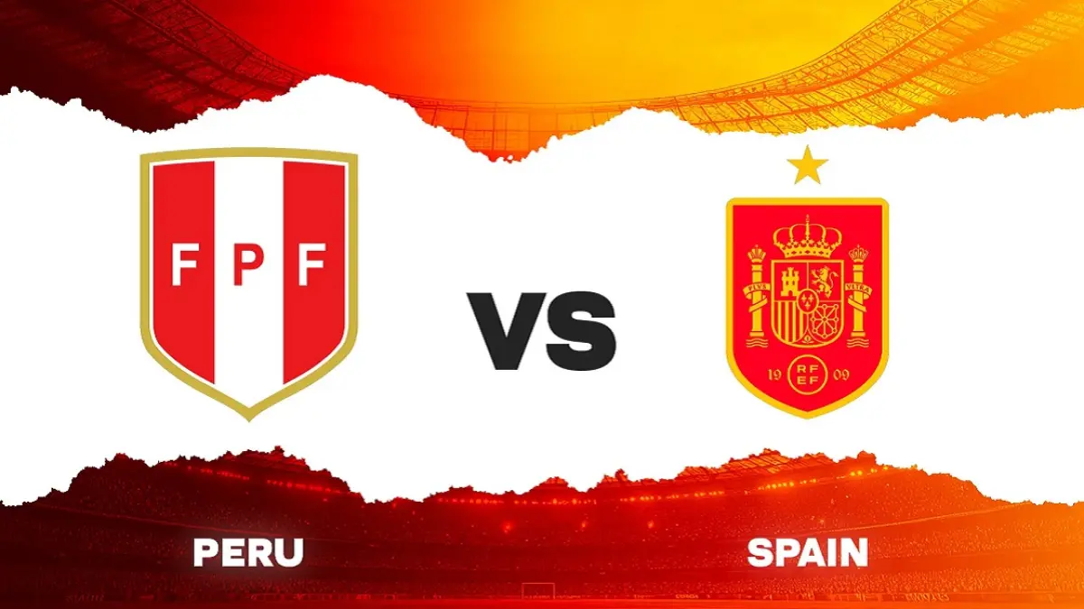 Timnas Peru dan Spanyol akan saling menjajal kekuatan di Estadio Cuauhtemoc, Puebla City, Meksiko dalam laga uji coba bertajuk FIFA Friendly Match 2026, Selasa (9/6/2026) pagi WIB. (Sumber: khelnow.com)