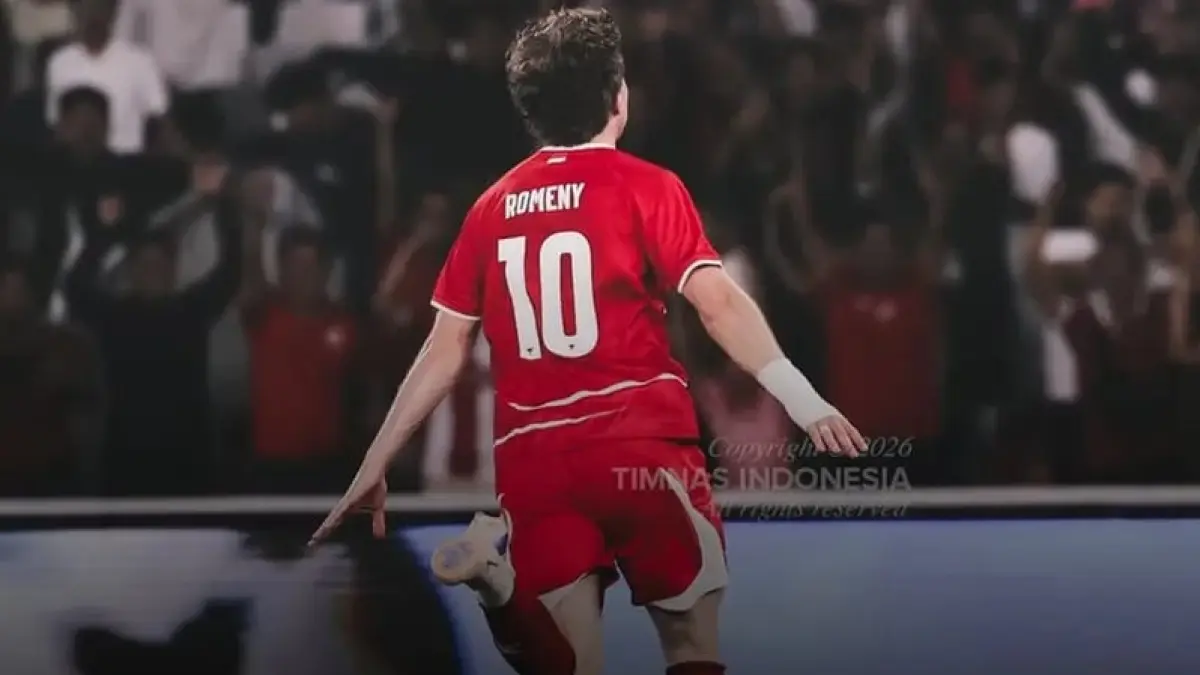 Gol semata wayang Ole Romeny membawa Timnas Indonesia menang atasi Mozambik dalam laga uji coba FIFA Matchday yang digelar di SUGBK, Senayan, Jakarta, Selasa (9/6/2026) malam WIB. (Sumber: Instagram @kabarsports_id)