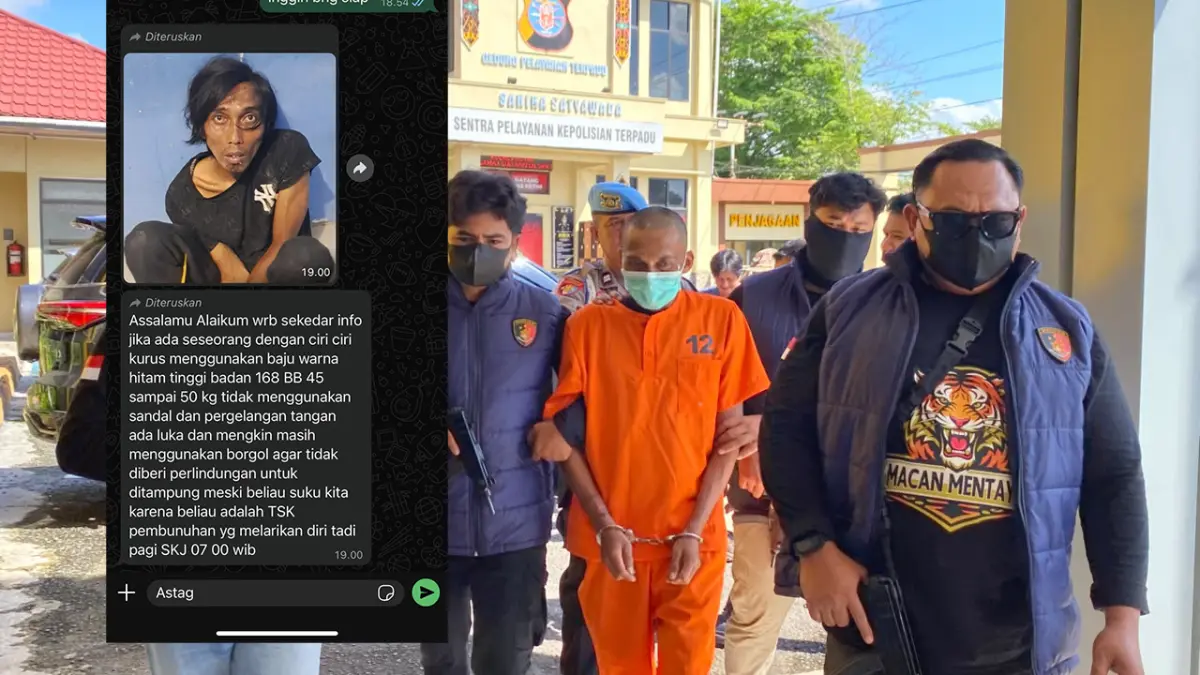 Tersangka diisukan sempat kabur dibantah polisi.(Miftah/kaltengpos.jawapos.com)