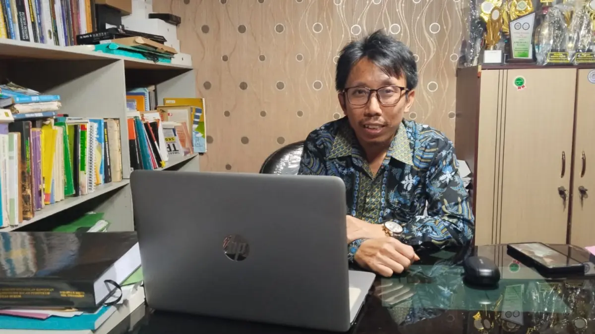 Eko Andik Pribadi, SH menanggapi pelaporan terhadap kliennya dr A soal pelaporan terkait status anak. Agus Jaya/Kalteng Pos