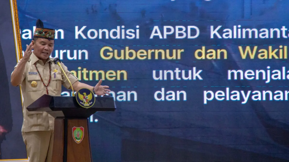 Gubernur Kalteng H Agustiar Sabran soal perampingan OPD. Arief Prathama/Kalteng Pos
