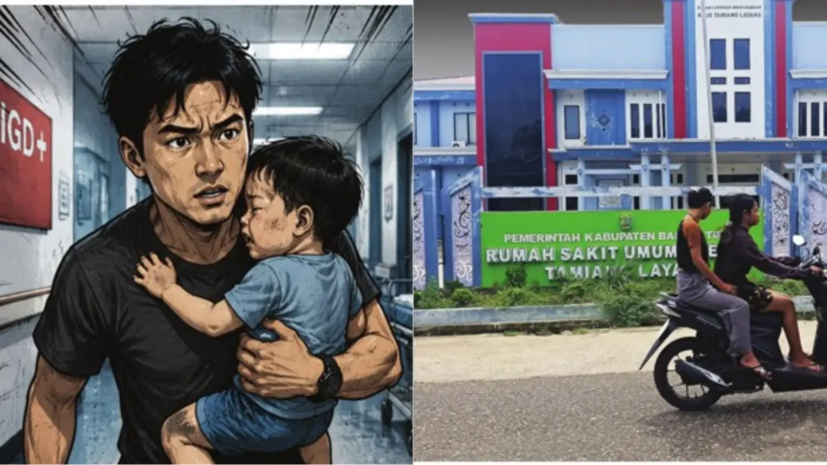 Balita meninggal di RSUD Tamiang Layang. Ilustrasi/Kalteng Pos