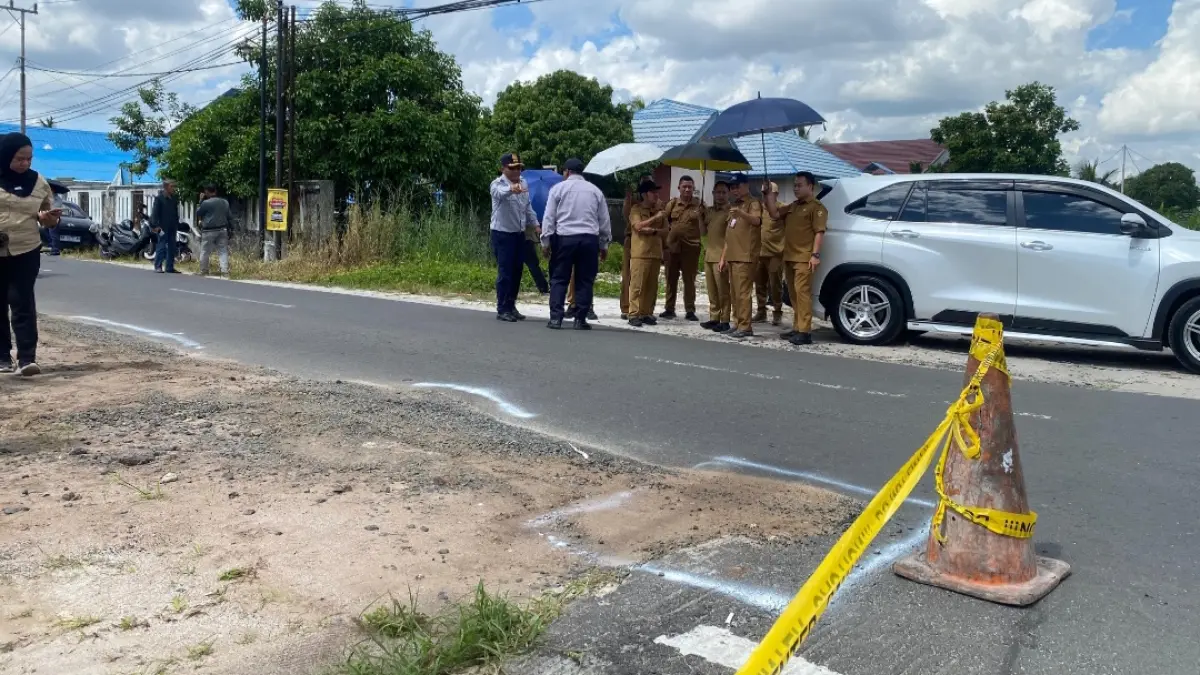 Jalan Lele mendapat sorotan anggota DPRD Palangka Raya.(Kamila/Kalteng Pos)