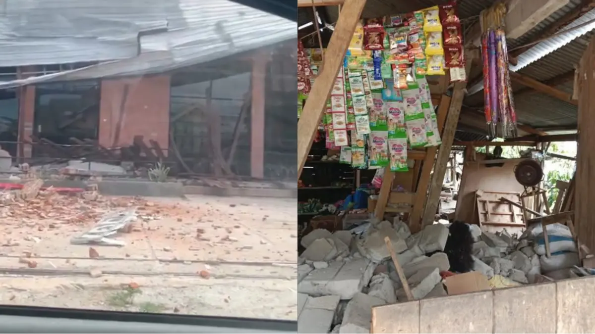 Kondisi pascagempa di Palu.(Facebook)
