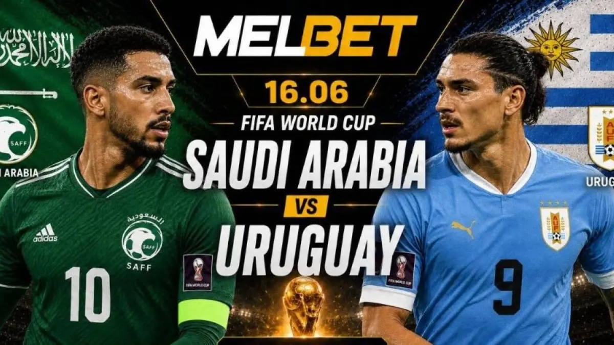 Timnas Arab Saudi akan berhadapan dengan Uruguay di Hard Rock Stadium, Miami Gardens pada matchday perdana penyisihan Grup H Piala Dunia 2026, Selasa (16/6/2026) dini hari WIB. (Sumber: predictions.xpertstats.com)