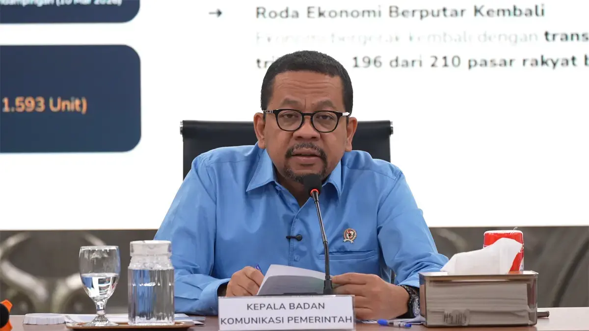 Kepala Bakom RI, Muhammad Qodari, menegaskan MBG tidak dapat dihentikan.(BAKOM RI)