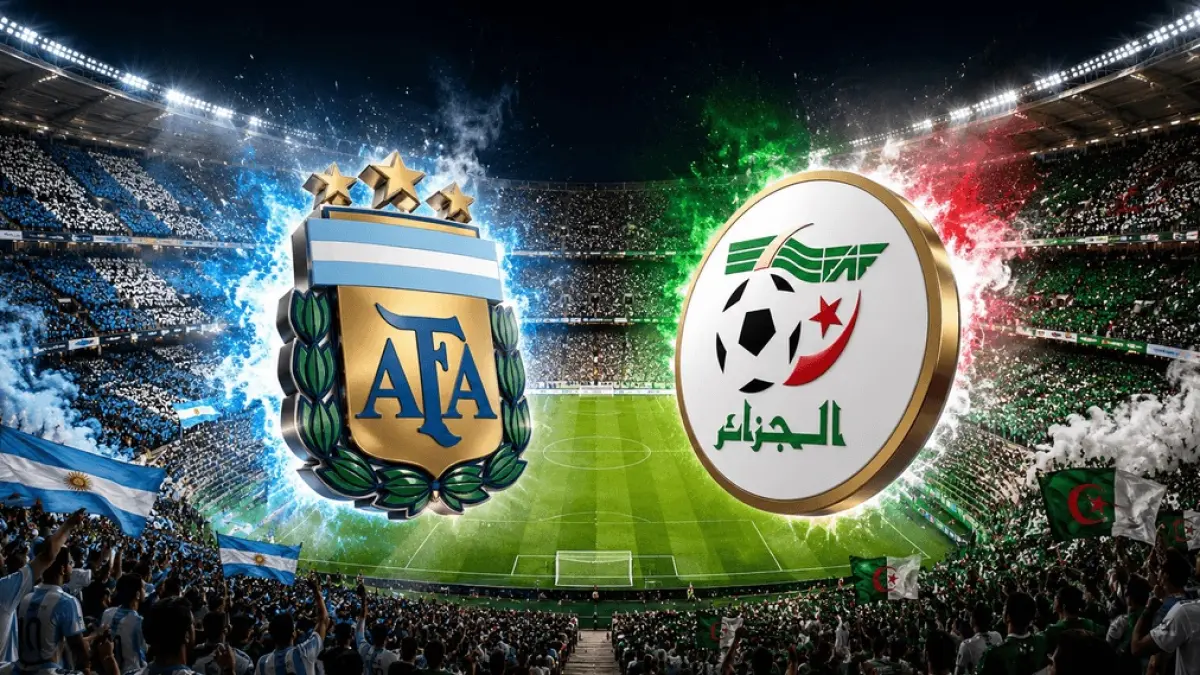 Timnas Argentina dan Aljazair akan saling beradu kekuatan di Kansas City Stadium pada matchday perdana penyisihan Grup J Piala Dunia FIFA 2026, Rabu (17/6/2026) pagi WIB. (Sumber: beinsports.com)