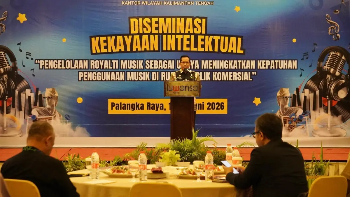 Kanwil Kemenkum Kalteng gelar  Diseminasi Kekayaan Intelektual.(Humas)