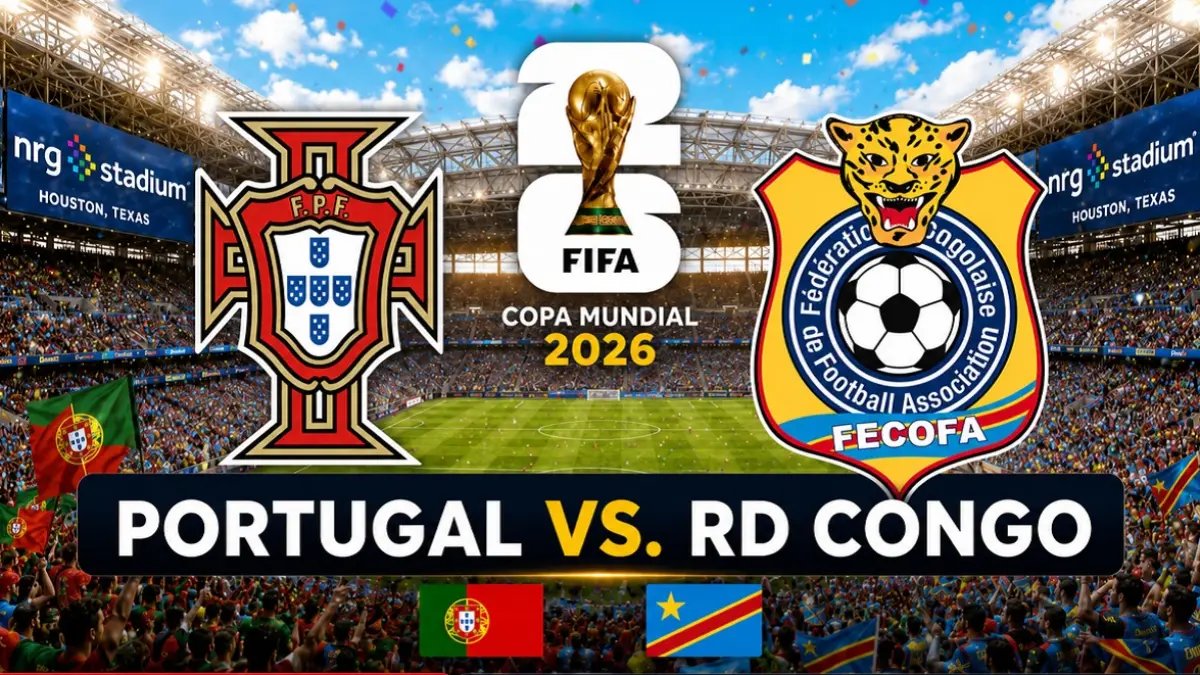 Timnas Portugal dijadwalkan menghadapi RD Kongo di Houston Stadium, Texas pada matchday perdan penyisihan Grup K Piala Dunia FIFA 2026, Kamis (18/6/2026) dini hari WIB. (Sumber: depor.com)