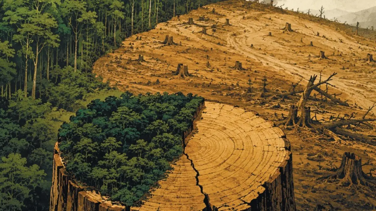 Tutupan hutan di Kalteng masih aman.(Ilustrasi AI)