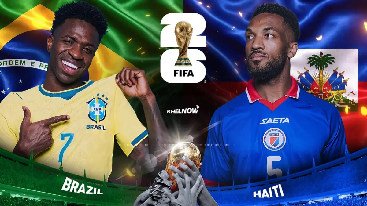 Timnas Brasil dijadwalkan menghadapi Haiti di Philadelphia Stadium pada matchday kedua penyisihan Grup C Piala Dunia FIFA 2026, Sabtu (20/6/2026) pagi WIB. (Sumber: khelnow.com)