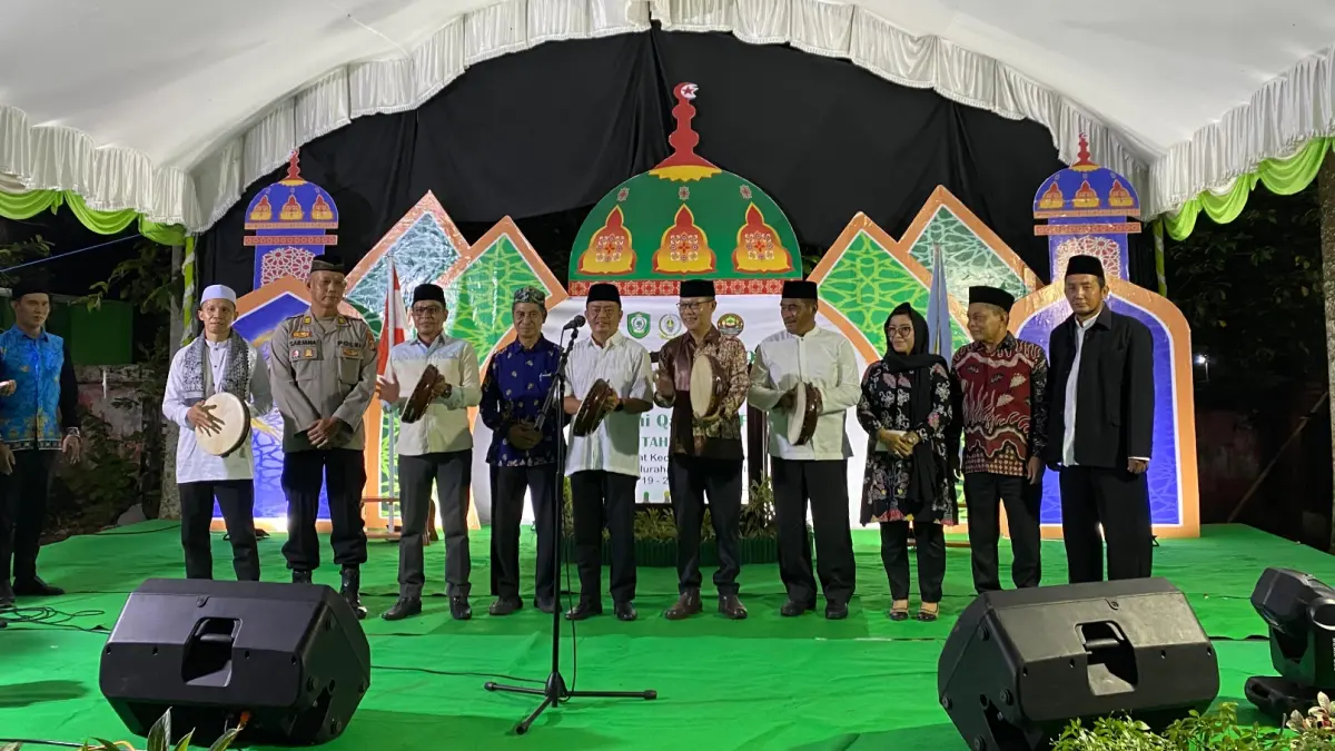 Pembukaan MTQ dan FSQ di Baamang.(Miftah/Kaltengpos.jawapos.com)