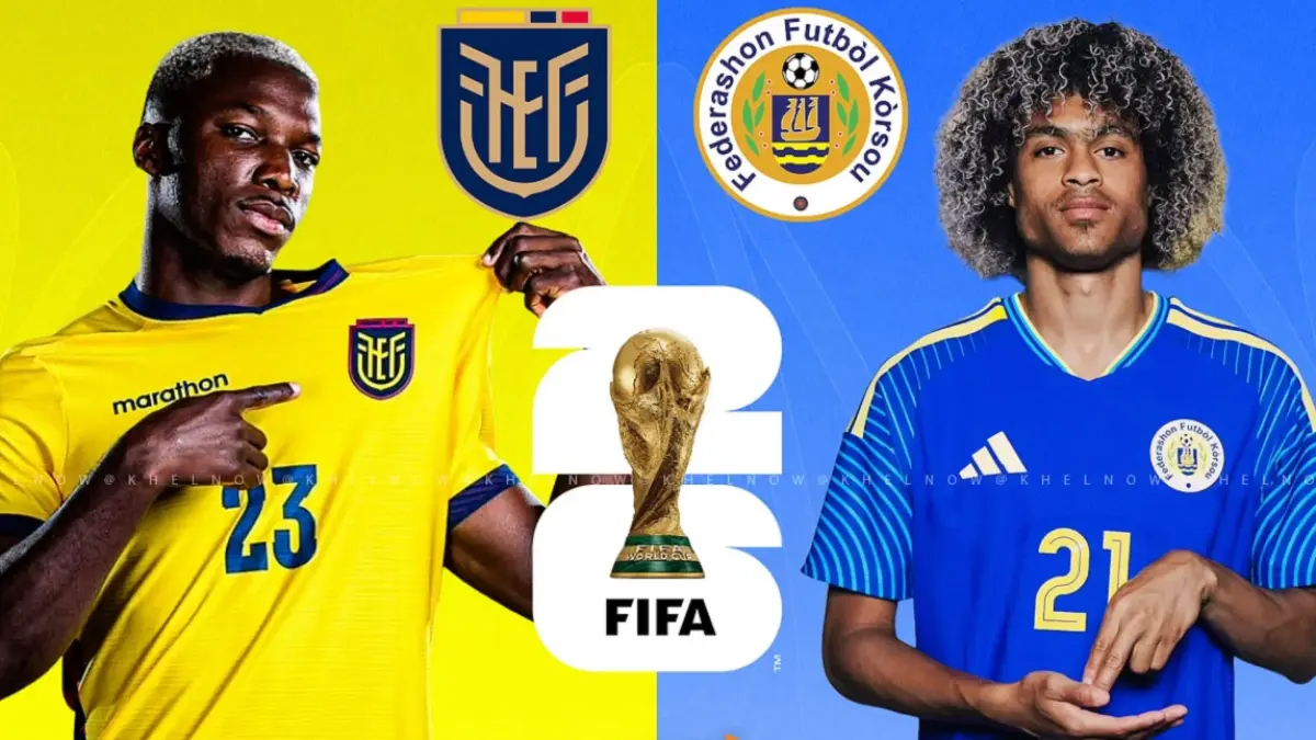 Timnas Ekuador dijadwalkan menghadapi Curacao di Kansas City Stadium pada matchday kedua penyisihan Grup E Piala Dunia FIFA 2026, Minggu (21/6/2026) pagi WIB. (Sumber: khelnow.com)