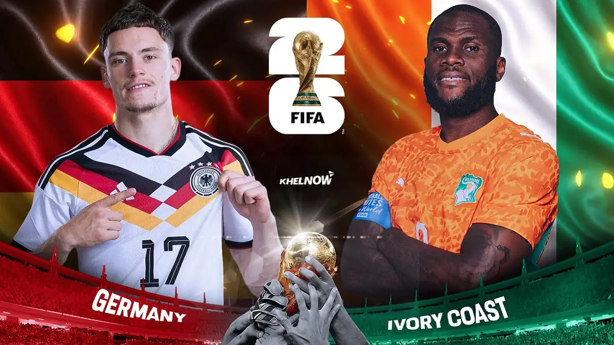 Timnas Jerman dijadwalkan menghadapi Pantai Gading di Stadion BMO Field, Toronto, Kanada pada matchday kedua penyisihan Grup E Piala Dunia FIFA 2026, Minggu (21/6/2026) dini hari WIB. (Sumber: khelnow.com)