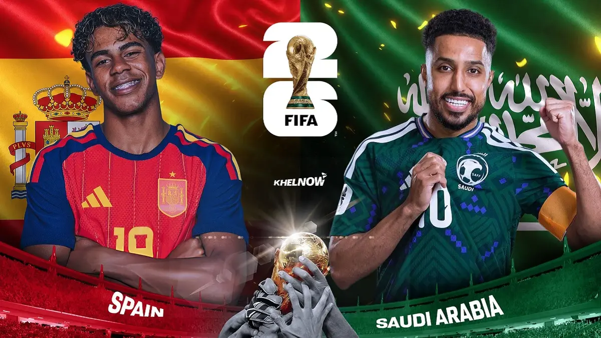 Timnas Spanyol dijadwalkan menghadapi Arab Saudi di Mercedes-Benz Stadium, Atlanta pada matchday kedua penyisihan Grup H Piala Dunia FIFA 2026, Minggu (21/6/2026) malam WIB. (Sumber: khelnow.com)