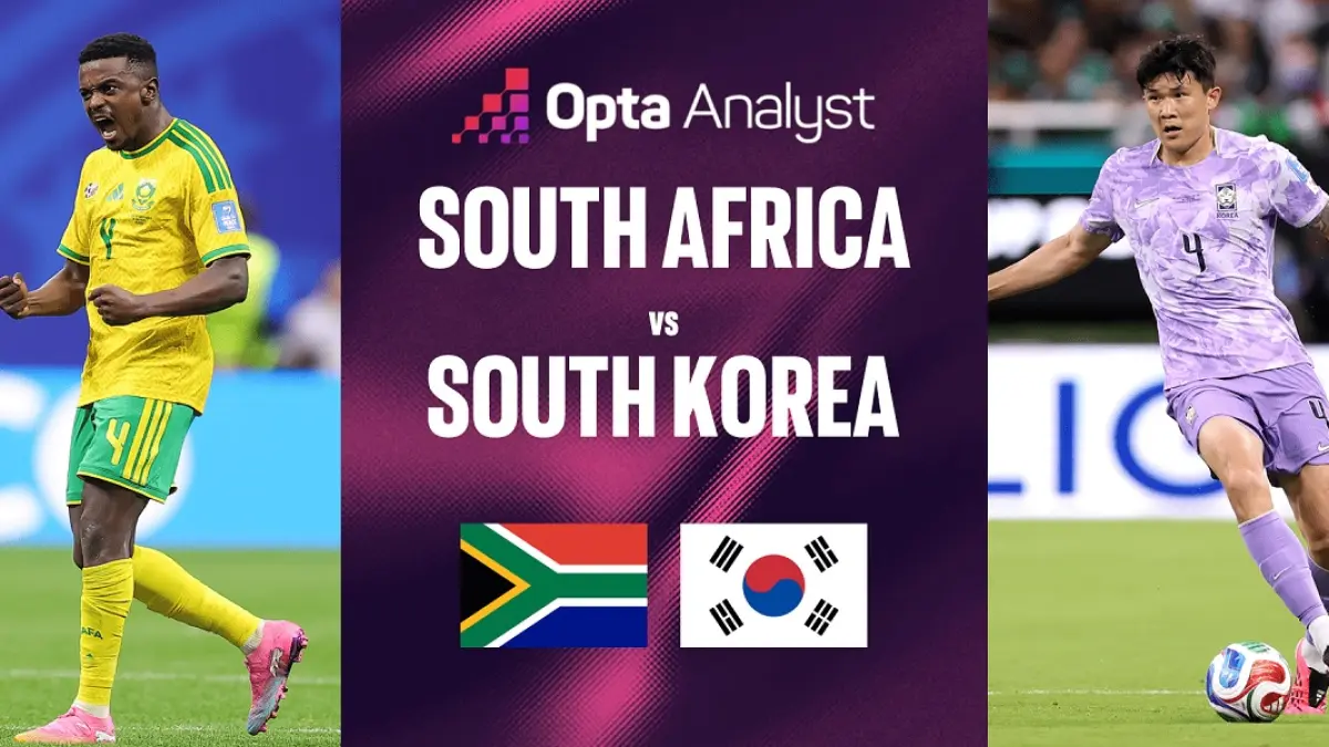 Timnas Afrika Selatan bersiap menjajal kekuatan Korea Selatan di Estadio BBVA, Guadalupe pada matchday ketiga penyisihan Grup A Piala Dunia FIFA 2026, Kamis (25/6/2026) dini hari WIB. (Sumber: theanalyst.com)