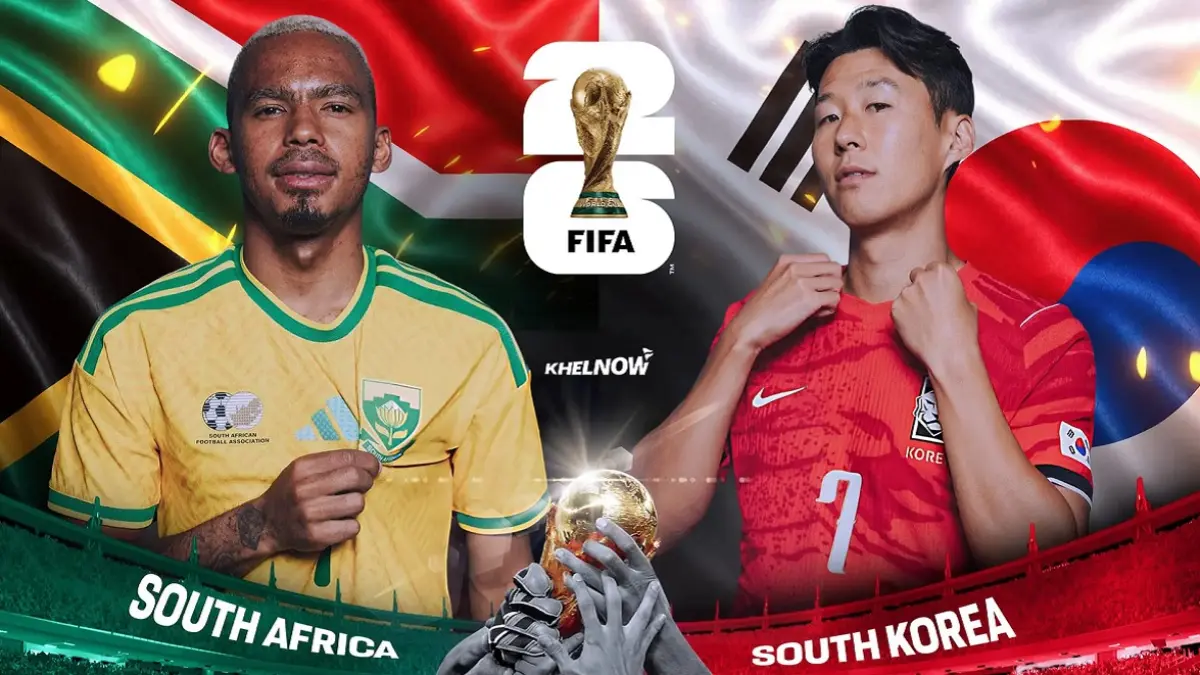 Timnas Afrika Selatan dijadwalkan menghadapi Korea Selatan di Estadio BBVA, Guadalupe pada matchday ketiga penyisihan Grup A Piala Dunia FIFA 2026, Kamis (25/6/2026) dini hari WIB. (Sumber: khelnow.com)