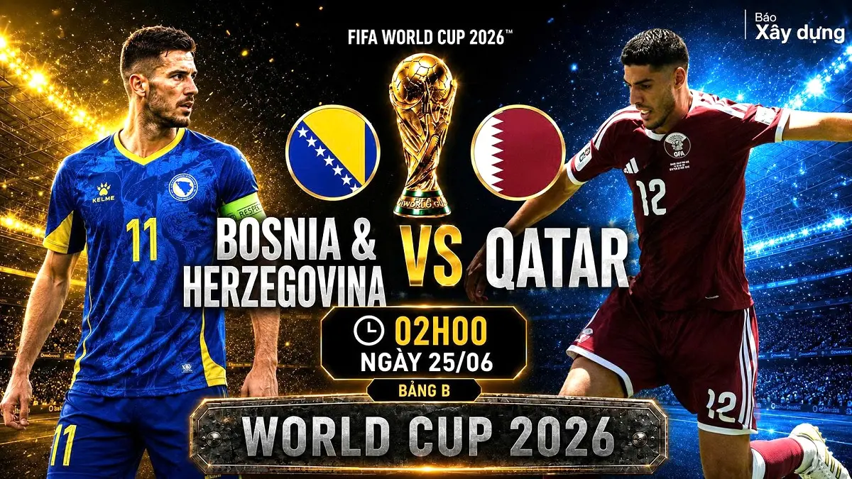 Timnas Bosnia dan Herzegovina dijadwalkan menghadapi Qatar di Seattle Stadium pada matchday ketiga penyisihan Grup B Piala Dunia FIFA 2026, Kamis (25/6/2026) dini hari WIB. (Sumber: baoxaydung.vn) 