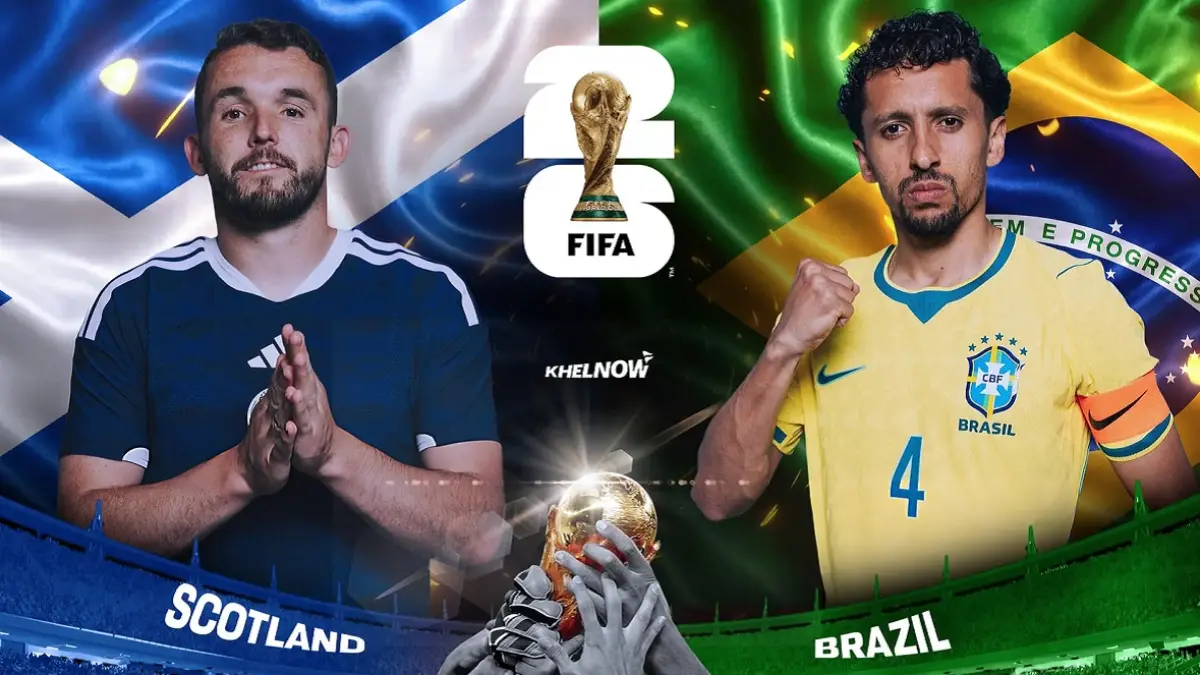 Timnas Skotlandia dijadwalkan menghadapi Brasil di Hard Rock Stadium, Miami Gardens, Amerika Serikat pada matchday ketiga penyisihan Grup C Piala Duni 2026, Kamis (25/6/2026) dini hari WIB. (Sumber: khelnow.com)
