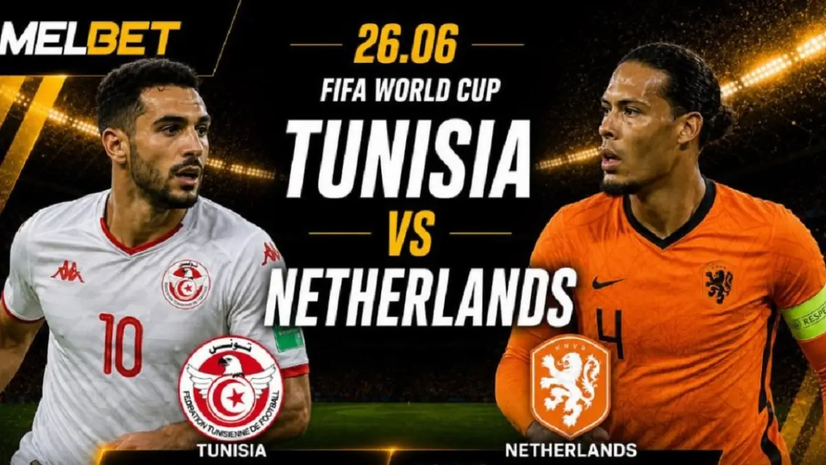 Timnas Tunisia bersiap menjajal kekuatan Belanda di Kansas City Stadium, Kansas pada matchday ketiga penyisihan Grup F Piala Dunia FIFA 2026, Jumat (26/6/2026) pagi WIB. (Sumber: predictions.xpertstats.com)