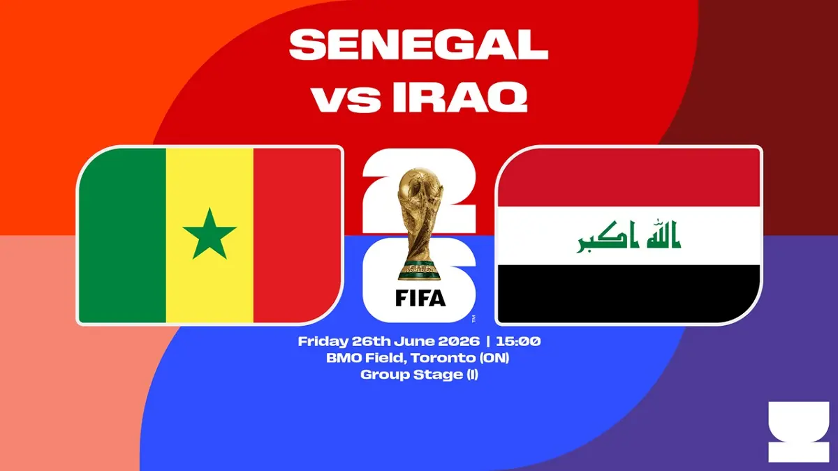 Timnas Senegal dan Irak akan saling berebut poin krusial di Stadion BMO Field, Toronto, Kanada pada matchday ketiga penyisihan Grup I Piala Dunia FIFA 2026, Sabtu (27/6/2026) dini hari WIB. (Sumber: templebarbcn.com)