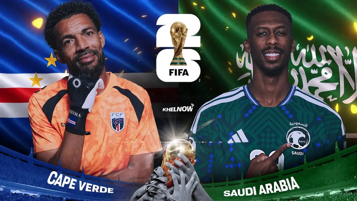 Timnas Tanjung Verde dan Arab Saudi akan saling berebut poin krusial di NRG Stadium, Houston pada matchday pamungkas penyisihan Grup H Piala Dunia FIFA 2026, Sabtu (27/6/2026) pagi WIB. (Sumber: khelnow.com)