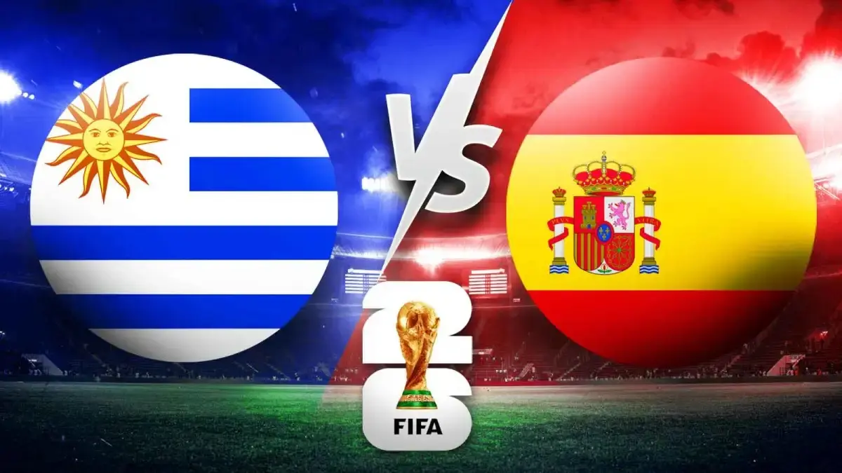Timnas Uruguay bersiap menjajal kekuatan Spanyol di Estadio Akron, Guadalajara pada matchday ketiga penyisihan Grup H Piala Dunia FIFA 2026, Sabtu (27/6/2026) pagi WIB. (Sumber: clutchpoints.com)