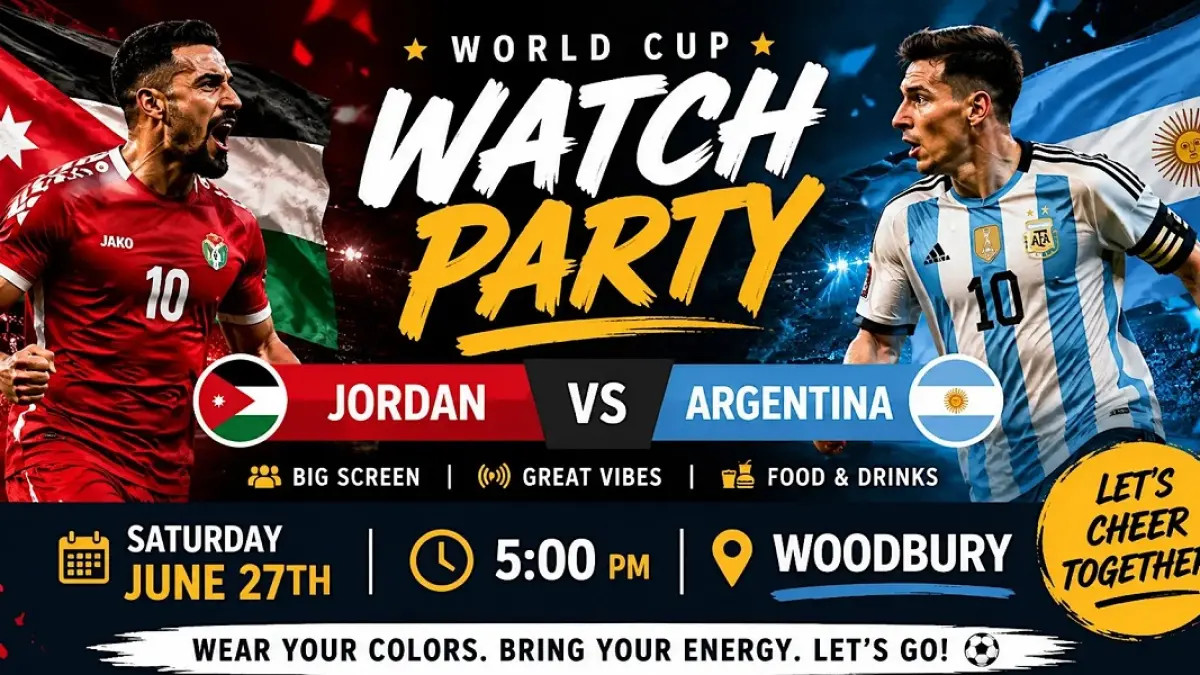 Timnas Yordania bersiap menjajal kekuatan Argentina di Dallas Stadium pada matchday pamungkas penyisihan Grup J Piala Dunia FIFA 2026, Minggu (28/6/2026) pagi WIB. (Sumber: eventbrite.com)  