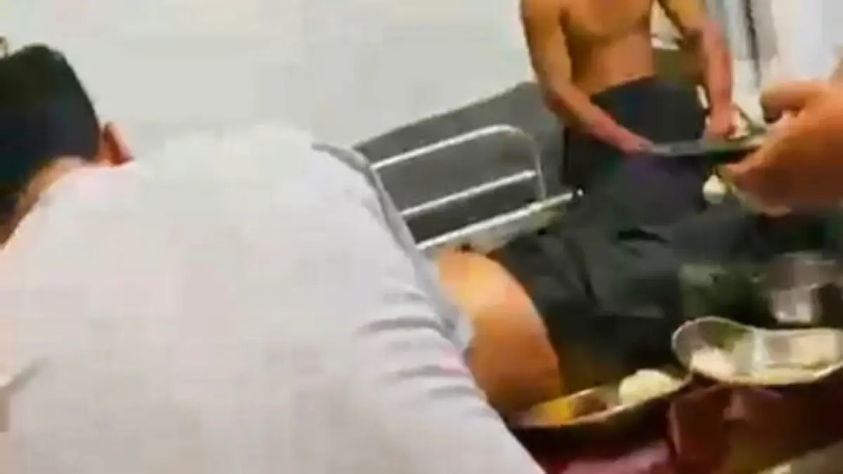 Korban penganiayaan di pesta pernikahan.(Screenshoot)