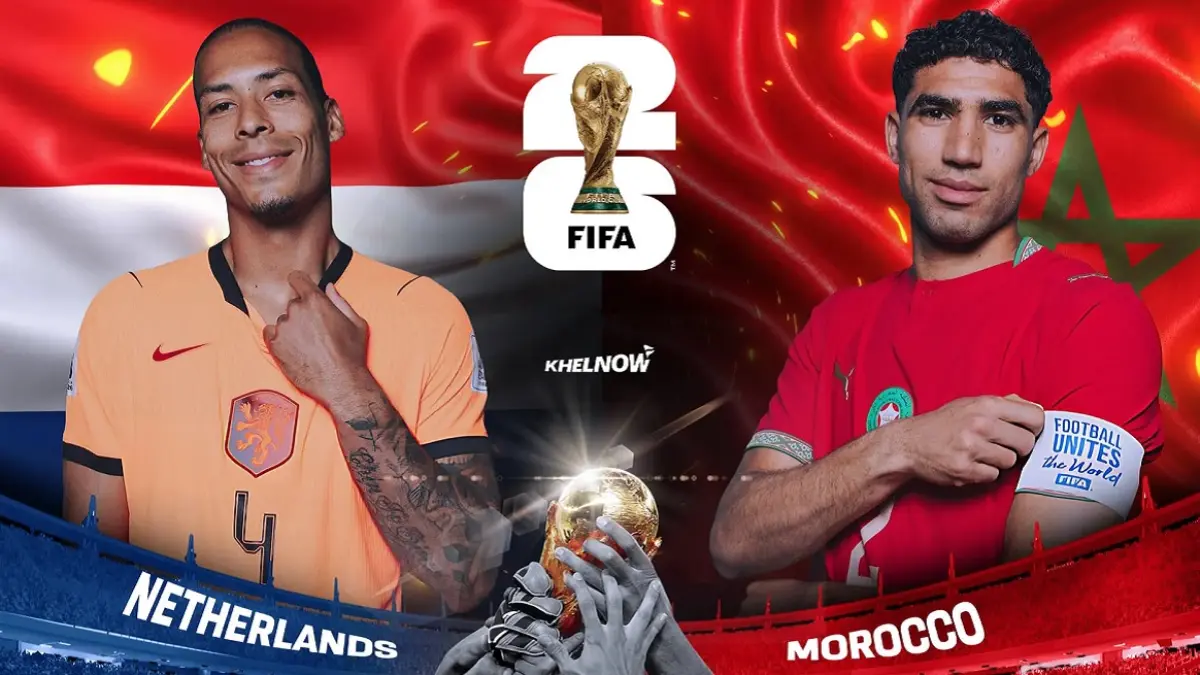 Timnas Belanda bersiap menjajal kekuatan Maroko di Estadio BBVA, Monterrey memperebutkan tiket babak 16 Besar Piala Dunia FIFA 2026, Selasa (30/6/2026) pagi WIB. (Sumber: khelnow.com) 