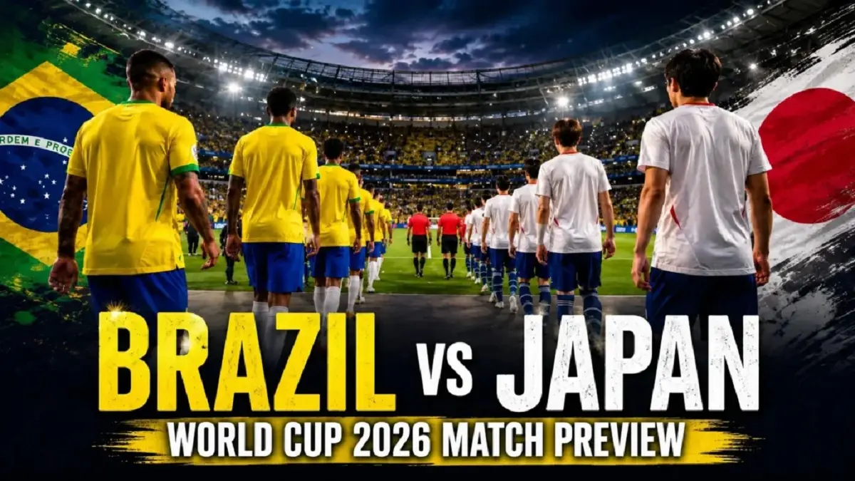 Timnas Brasil bersiap menjajal kekuatan Jepang di Houston Stadium, Houston pada babak 32 Besar Piala Dunia FIFA 2026, Selasa (30/6/2026) dini hari WIB. (Sumber: soccerguidely.com)
