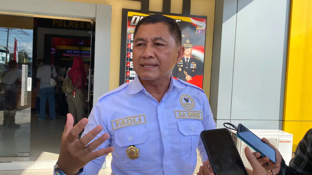 Kepala BNNK Kotim AKBP Muhamad Fadli