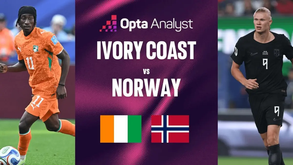 Timnas Pantai Gading bersiap menjajal kekuatan Norwegia di Dallas Stadium memperebutkan satu tiket ke babak 16 Besar Piala Dunia FIFA 2026, Rabu (1/6/2026) dini hari WIB. (Sumber: theanalyst.com)
