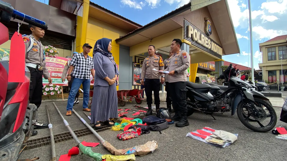 Rilis kasus 3C oleh Polres Kotim.(Miftah/kaltengpos.jawapos.com)