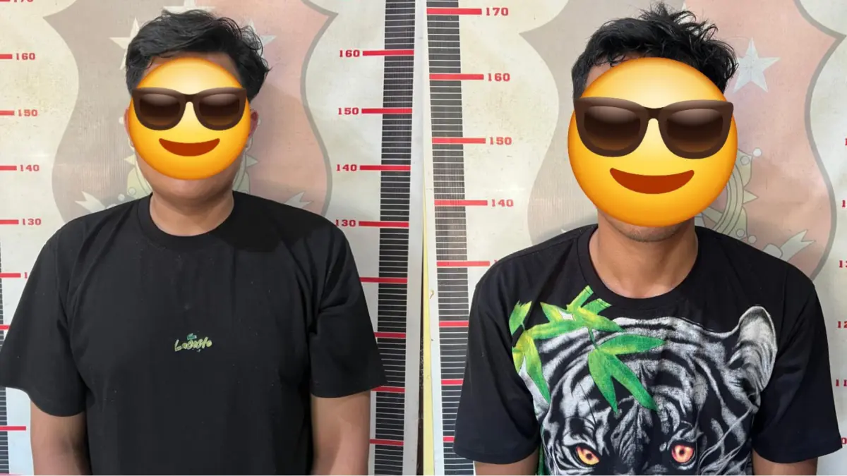 2 pelaku penikaman ditangkap.(Humas)