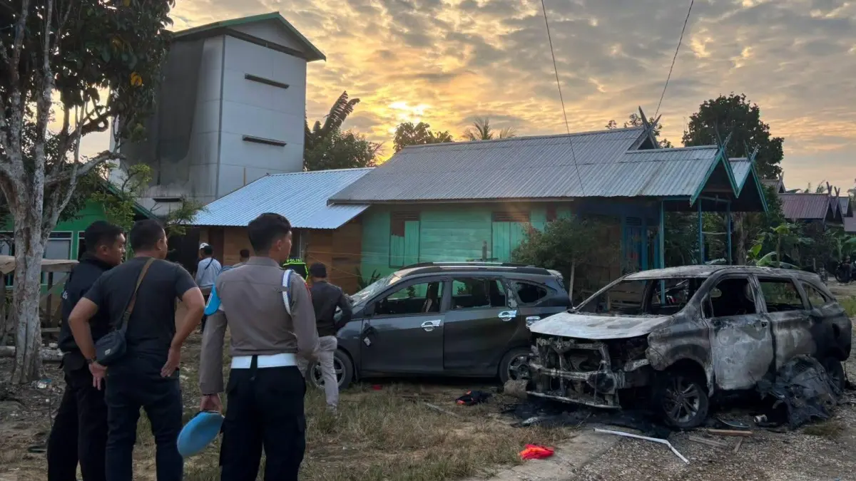 Lokasi penggerebekan narkoba di Tumbang Kalemei.(Humas)