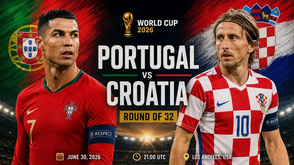 Timnas Portugal dijadwalkan menghadapi Kroasia di BMO Field, Toronto dalam laga panas babak 32 Besar Piala Dunia FIFA 2026, Jumat (3/7/2026) pagi WIB. (Sumber: soccerherald.com)