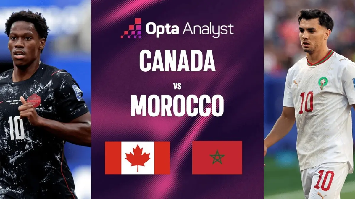 Timnas Kanada dan Maroko akan saling menjegal di NRG Stadium, Houston demi memperebutkan satu tiket ke babak 8 besar Piala Dunia FIFA 2026, Minggu (5/7/2026) dini hari WIB. (Sumber: theanalyst.com) 