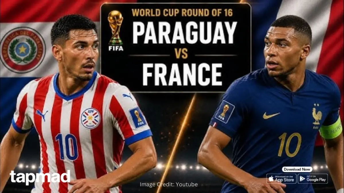 Timnas Paraguay dijadwalkan menghadapi Prancis di Lincoln Financial Field, Philadelphia pada babak 16 Besar Piala Dunia FIFA 2026, Minggu (5/7/2026) dini hari WIB. (Sumber: tapmad.com)