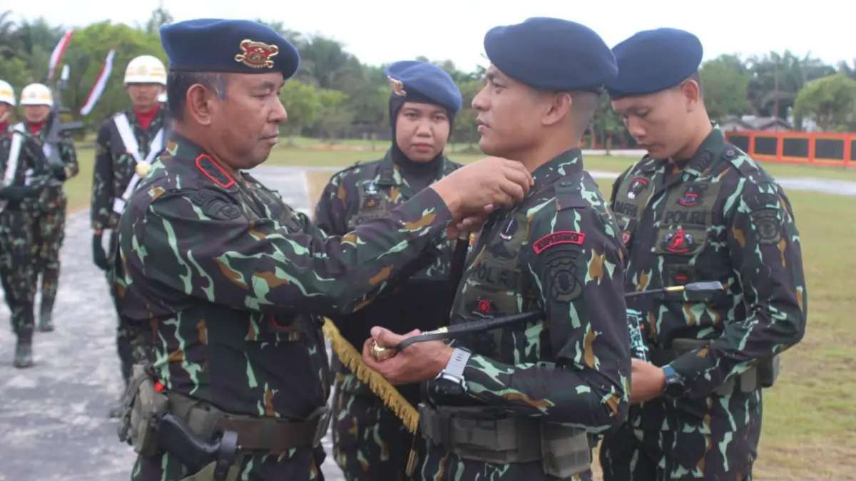 Kompol Tri Wibowo resmi mengakhiri masa tugasnya sebagai Danyon B Pelopor Satbrimob Polda Kalteng