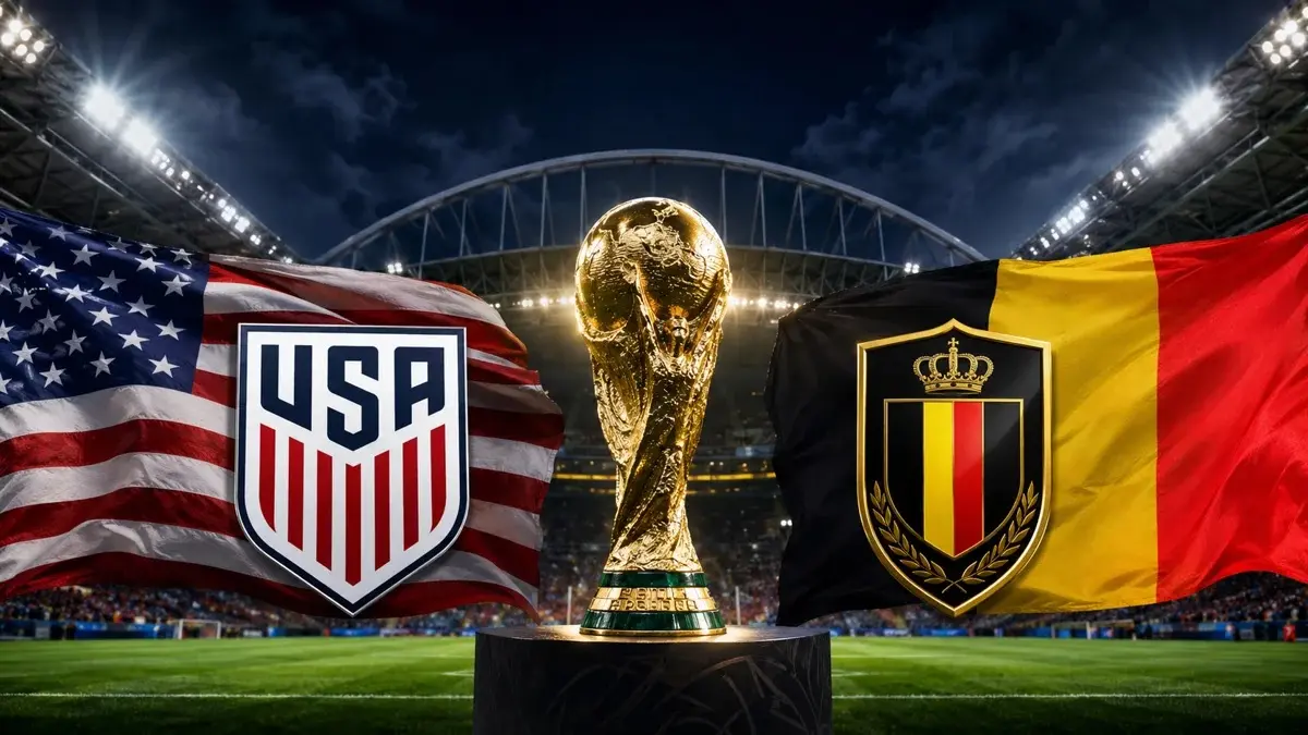 Timnas Amerika Serikat dan Belgia akan saling menjegal di Seattle Stadium (Lumen Field) demi memperebutkan satu tiket ke babak 8 besar Piala Dunia FIFA 2026, Selasa (7/7/2026) pagi WIB. (Sumber: soccerherald.com)