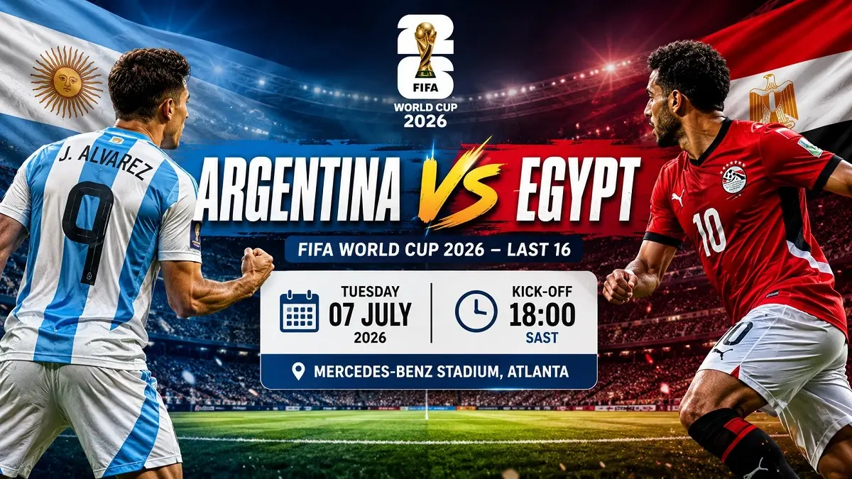 Timnas Argentina bersiap menjajal kekuatan Mesir di Mercedes-Benz Stadium, Atlanta pada babak 16 Besar Piala Dunia FIFA 2026, Selasa (7/7/2026) malam WIB. (Sumber: nobullbetting.co.za)